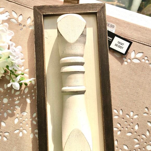 NWT Ashland Heritage Home Framed Post Wall Hanging Rustic Country Chic Decor - Picture 3 of 8